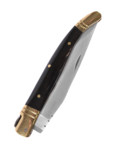 Arab steel knife with leather sheath (22 cm.) 2