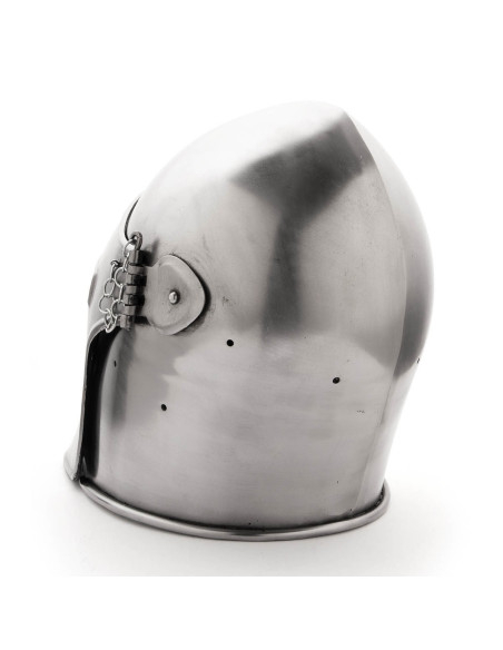 Medieval basin with removable visor,... Medieval basin with removable visor,...