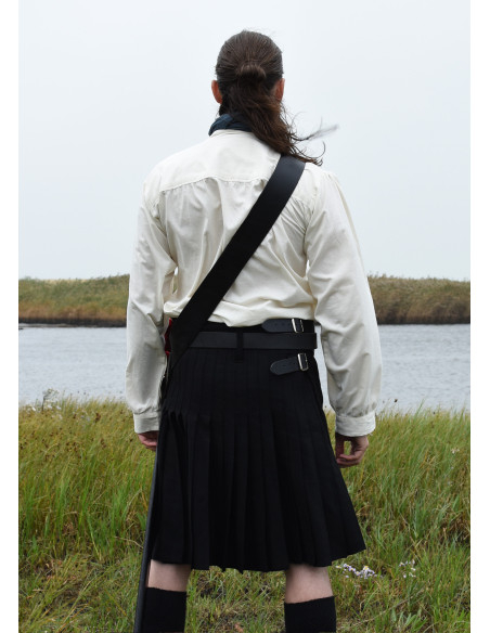 Kilt 8 yard Black Watch black color