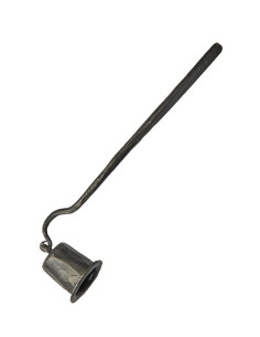 Medieval wrought iron candle snuffer