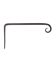 Wall support for hanging wrought iron lanterns