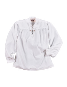 Ludwig model white pirate shirt