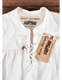 Ludwig model white pirate shirt 2