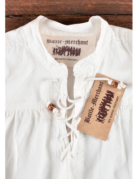 Ludwig model white pirate shirt