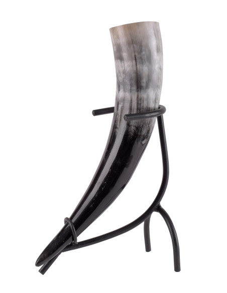 Large metal horn stand