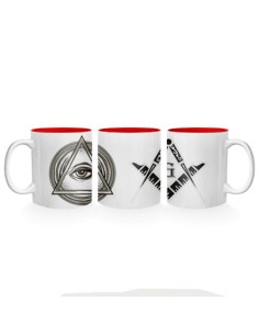 Masonic desk pack: Dagger, cup, paperweight and mat 2