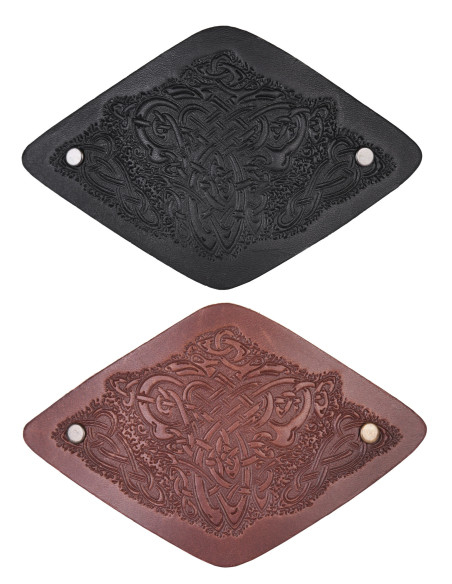 Celtic hair barrette with metal clip...