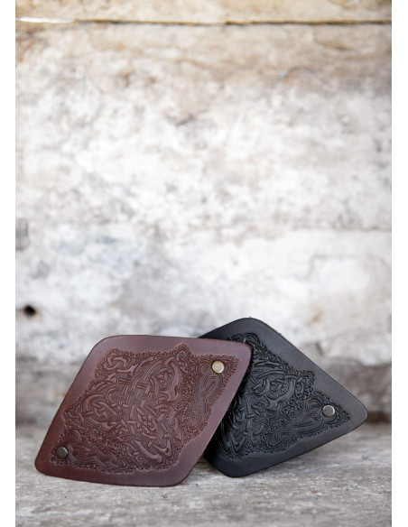 Celtic hair barrette with metal clip...