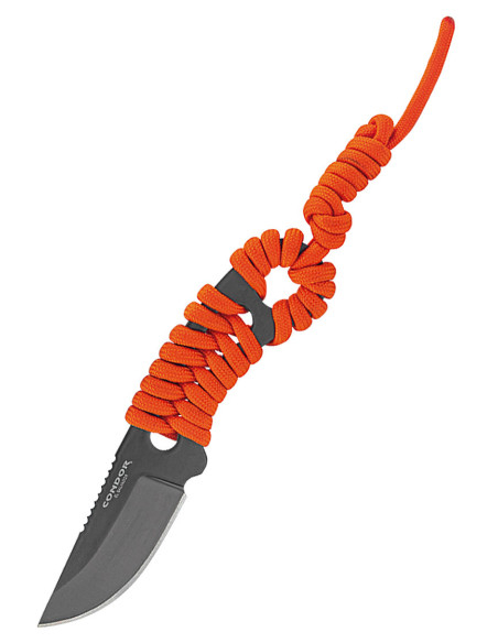 Condor tactical knife orange cord