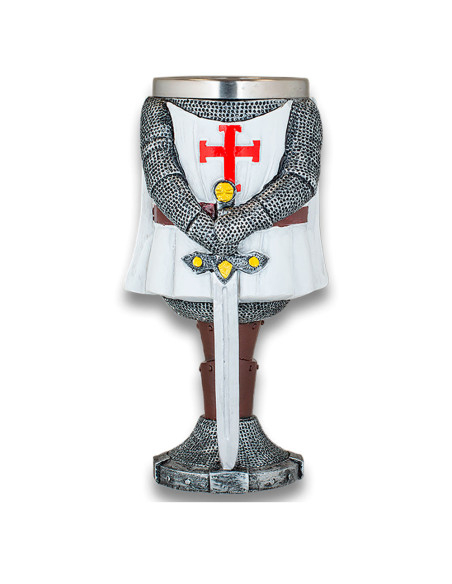 Templar knight cup with sword (18 cm.)