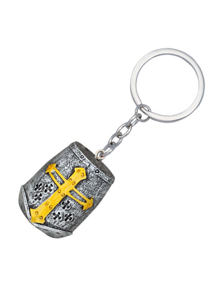 Helmet keychain, medieval helmet type