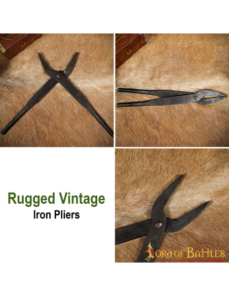 Medieval wrought iron pliers