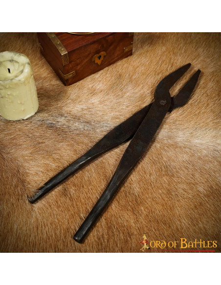 Medieval wrought iron pliers