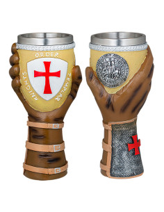 Knights Templar order cup with hand (18 cm.)