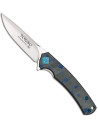 TOKISU brand tactical knife, blue FC (15.90 cm.)