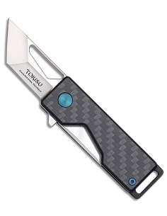 TOKISU brand tactical knife, blue FC (10.60 cm.)