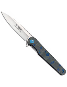 TOKISU brand tactical knife, blue FC (18.20 cm.)