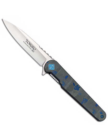 TOKISU brand tactical knife, blue FC...