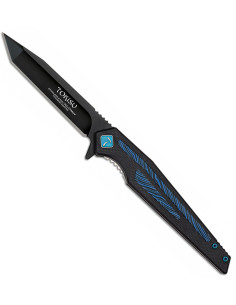 TOKISU G10 Damascus brand tactical knife (8.60 cm.)