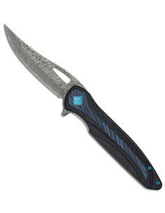 TOKISU Damascus G10 brand tactical knife (20.40 cm.)