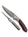 Albainox brand field knife fantasy Damascus blade (20 cm.)