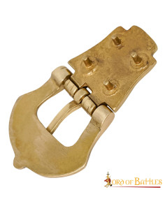Brass Viking belt buckle (9.5 cm.) 2