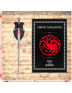 Banner Pack + Targaryen Daemon Sword from House of the Dragon