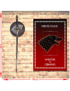 Arya Stark Banner + Sword Pack from Game of Thrones