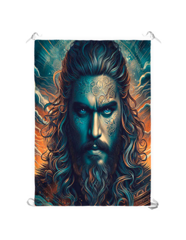 Khal Drogo Banner from Game of Thrones (70x100 cms.)
 Material-Satin