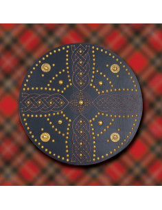 Scottish Targe Shield with Celtic Cross, 13th-14th...