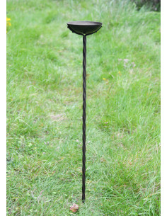 Osbert oil lamp in threaded wrought iron (95 cm.) 2