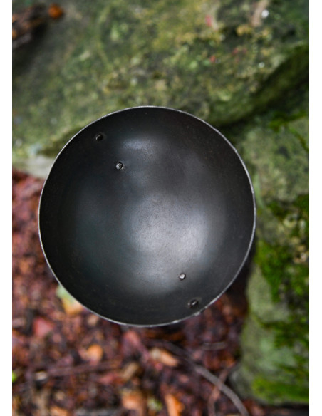 Osbert oil lamp in threaded wrought...