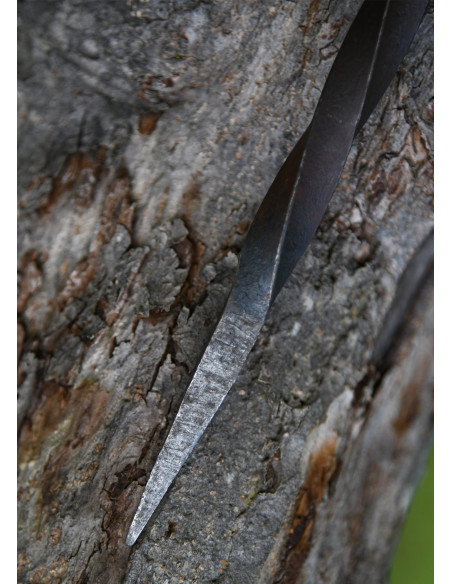 Osbert oil lamp in threaded wrought...