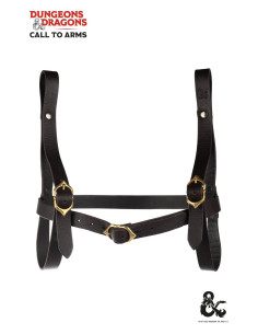 Adjustable medieval baldric to carry books on a belt