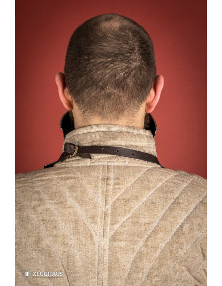 Articulated medieval gorget in mild...