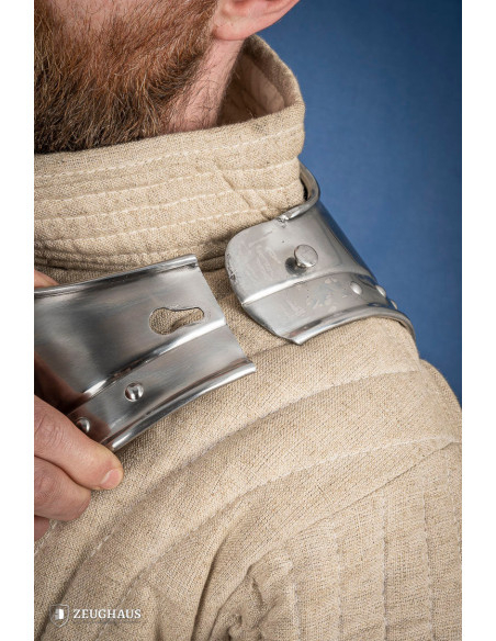 Medieval pointed gorget in polished...