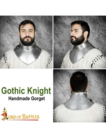 Medieval gorget Late Age, mild steel