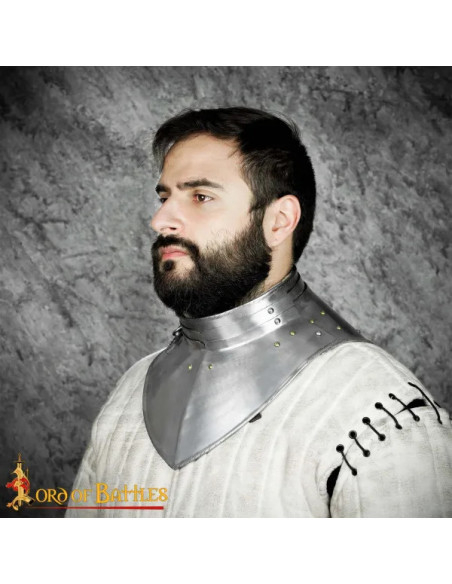 Medieval gorget Late Age, mild steel