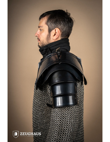 Pair of Medieval Warrior shoulder...