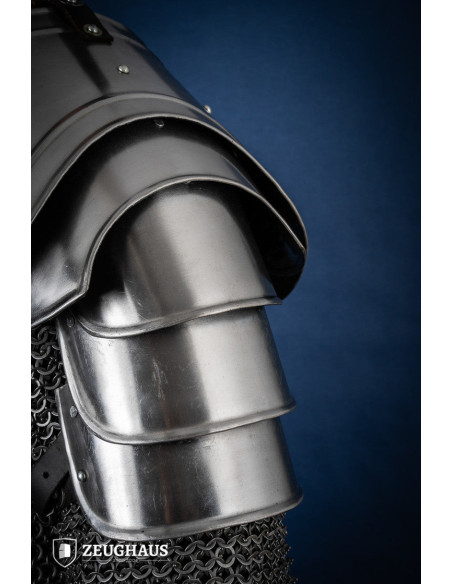 Pair of Medieval Warrior shoulder...