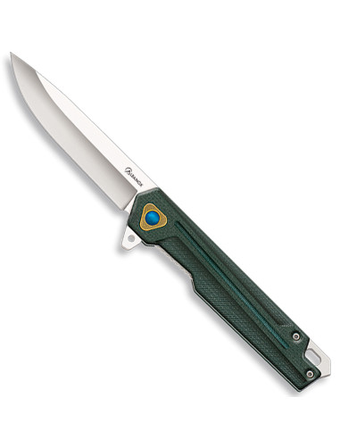 Albainox G10 green field knife (9 cm.)