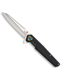 Albainox G10 black field knife (9.5 cm.)