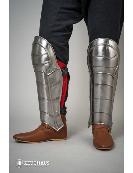 Greaves for medieval armor in...