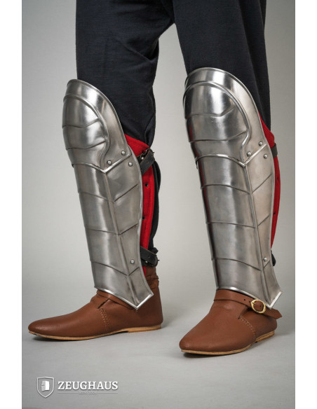Greaves for medieval armor in...