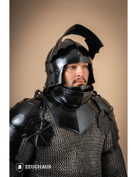 German Sallet helmet in burnished...