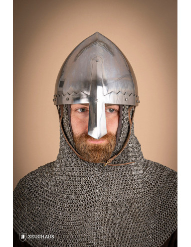 Saint Wenceslas helmet with reinforced nose protection