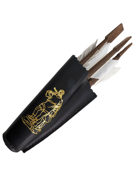 Quiver for crossbow bolts