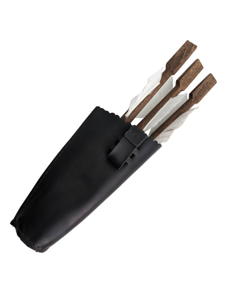 Quiver for crossbow bolts