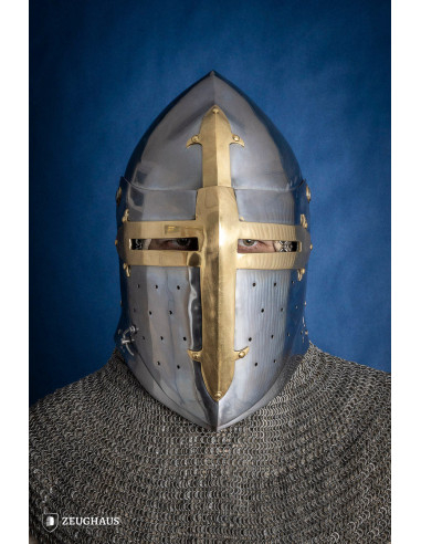 Sugar Loaf Templar Helmet with visor (1.6 mm.)