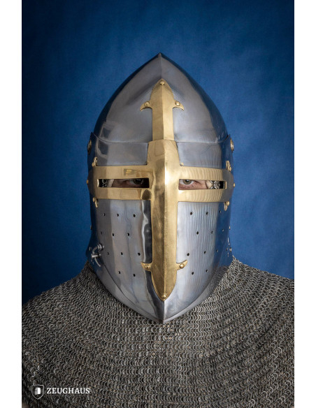 Sugar Loaf Templar Helmet with visor...